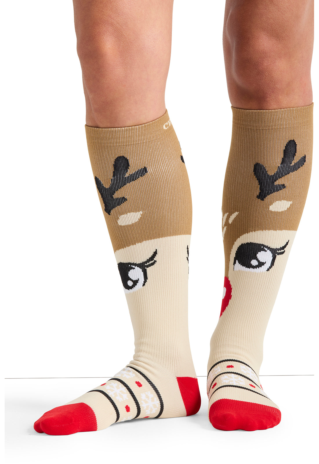 Deer Santa Compression Socks