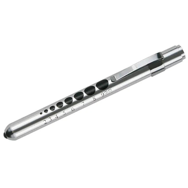 Aluminum LED Penlights with Pupil Gauge - 30pc Tub - 01885
